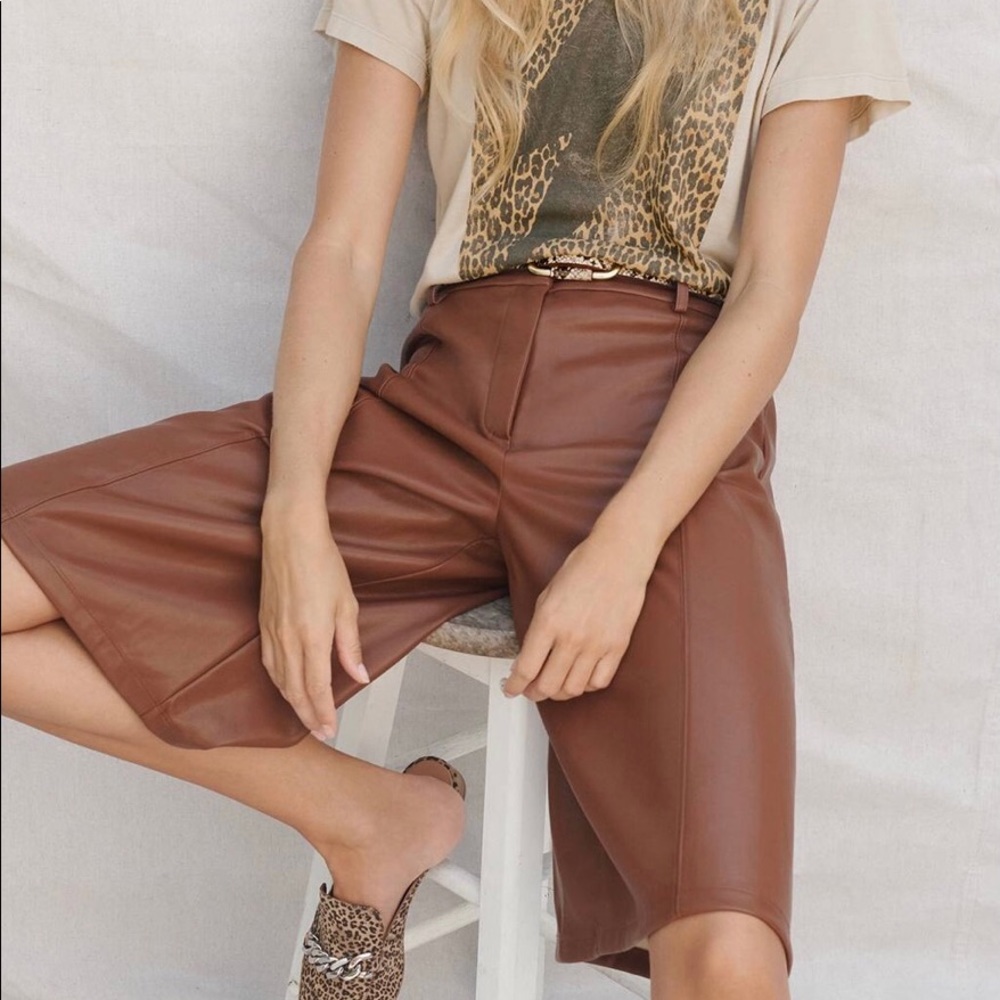 Anthropologie Avec Les Filles Davina faux leather - Picture 2 of 6